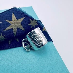 RARE Tiffany & Co. ABC Baby Cup Charm in Sterling Silver with Pouch